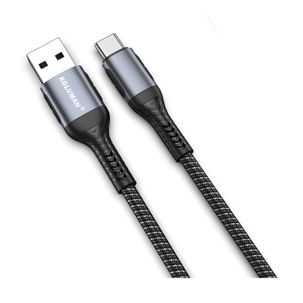 کابل تبدیل USB به USB-C کلومن پلاس مدل +K10 طول 1.5 متر | آهیل مارکت