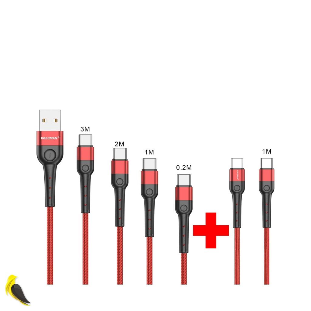 کابل تبدیل USB به Type-C کلومن پلاس +K7 - آهیل مارکت