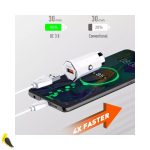شارژر C313Q با کابل MicroUSB - آهیل مارکت