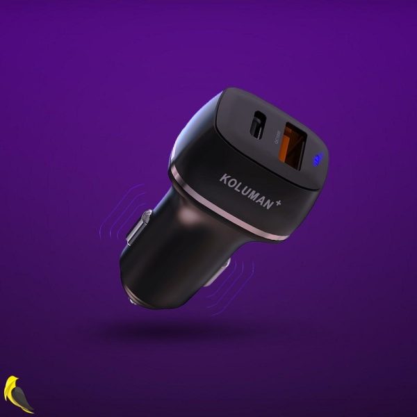شارژر فندکی کلومن پلاس مدل g38ac با دو خروجی | آهیل مارکت