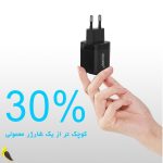 شارژر کلومن پلاس مدل L201AC با اندازه کوچک | آهیل مارکت